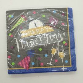 Tovaglioli 33×33 Happy New Year 12pz