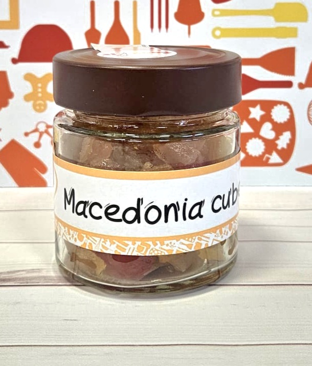 Macedonia di frutta a cubetti 10x10mm 200gr