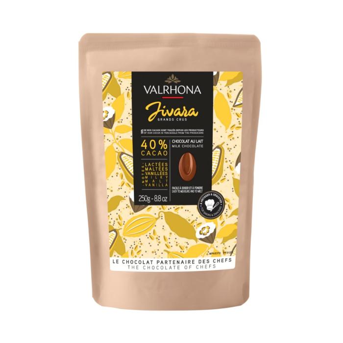 Cioccolato Latte Javara 40% Valrhona 250g