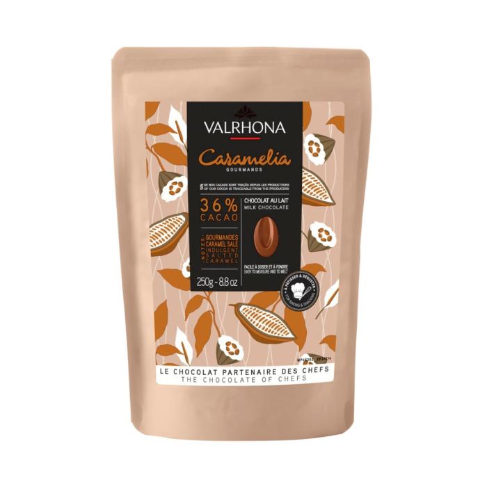 Cioccolato Caramelia 36% Valrhona 250g